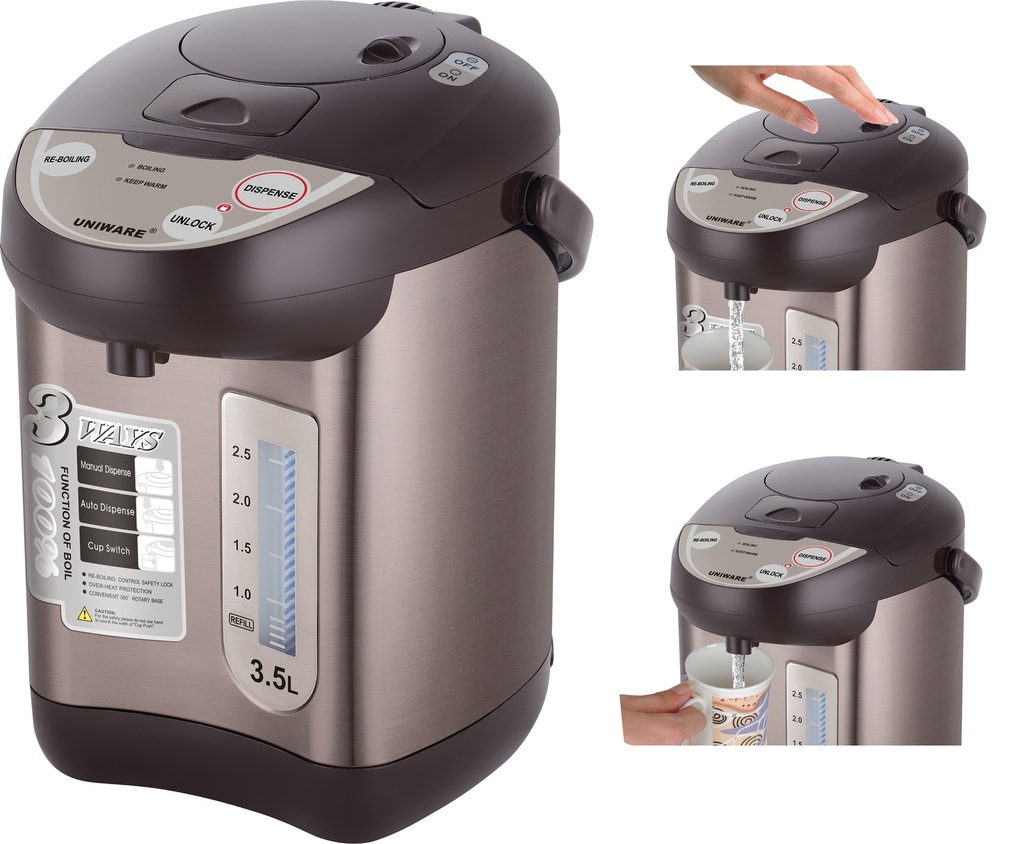 [78003.3] 3.3 Liter Electric Thermo Pot (6 pcs/ctn) Uniware B2B